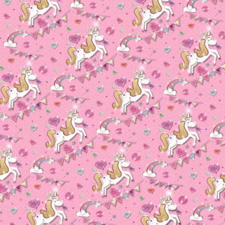 Picture of 7415 UNICORN GIFT WRAP- WRAPPING PAPER